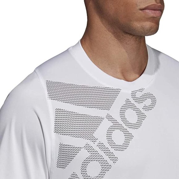 🆕adidas Men's Freelift Badge of Sport Graphic Tee, Small-White, NWT, Authentic - Picture 4 of 15